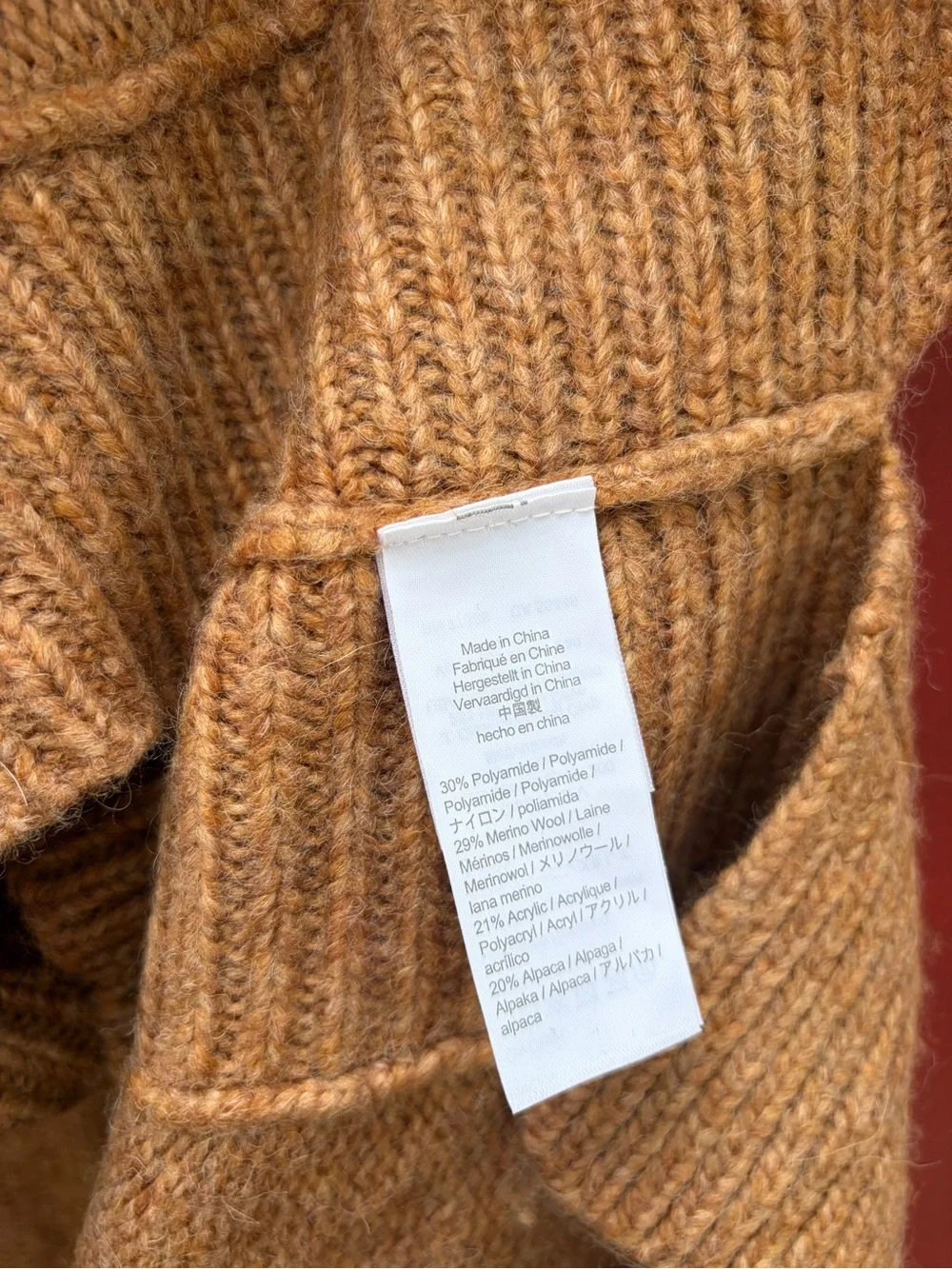 J Crew Relaxed Turtleneck Poncho Sweater NWT